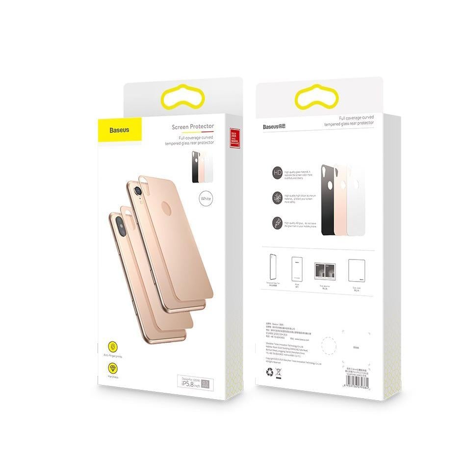 Baseus ® iPhone XS Max Ultra-thin Back Tempered Glass