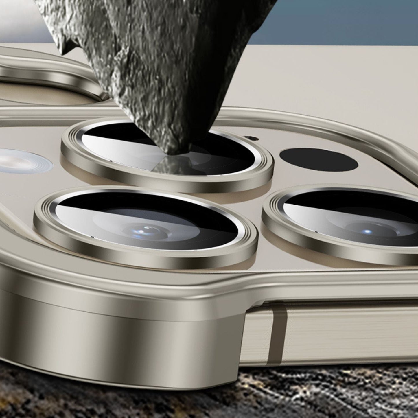 Minimal Arc Titanium Bumper Case for iPhone